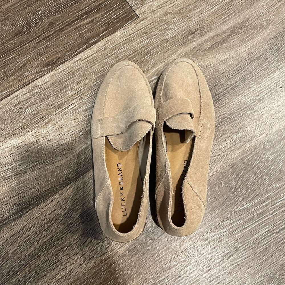 Lucky brand suede loafers